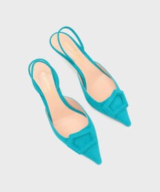 GRACE CONTINENTAL Rupert Sanderson ブルーストラップヒール