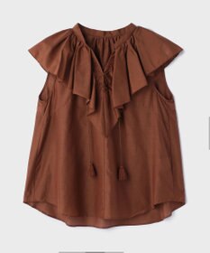 GRACE CONTINENTAL コットンシルクカフタントップ