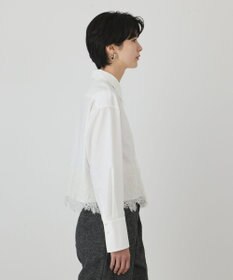 GRACE CONTINENTAL レースヘムシャツ