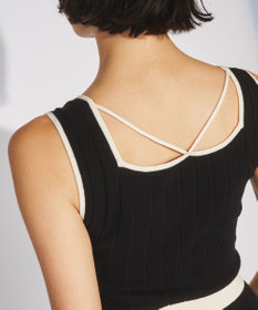 GRACE CONTINENTAL メッシュヘムニットワンピース