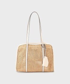 GRACE CONTINENTAL ORSETTOスクエアーバッグ ホワイト