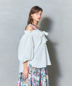 GRACE CONTINENTAL ボリュームスリーブトップ