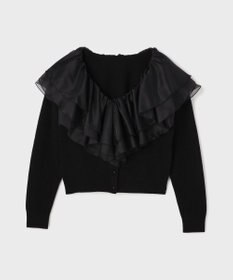 GRACE CONTINENTAL フリルニットカーディガン