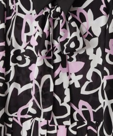 GRACE CONTINENTAL キカフラワープリーツドレス