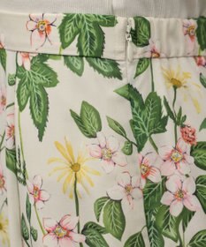 GRACE CONTINENTAL プリントタックフレアスカート