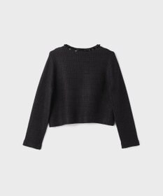 GRACE CONTINENTAL ブレードツイードニットジャケット