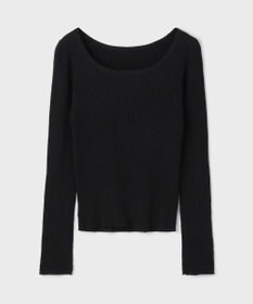 GRACE CONTINENTAL リブニットトップ