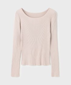 GRACE CONTINENTAL リブニットトップ