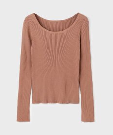 GRACE CONTINENTAL リブニットトップ