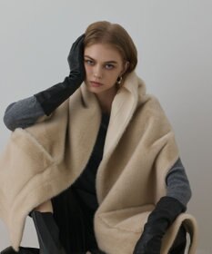 GRACE CONTINENTAL フェイクミンクストール