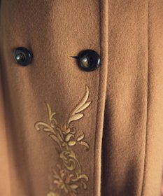 GRACE CONTINENTAL 刺繍ウールコート