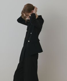 GRACE CONTINENTAL パールボタンノーカラージャケット