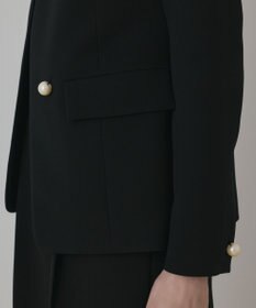 GRACE CONTINENTAL パールボタンノーカラージャケット