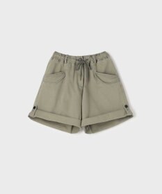 GRACE CONTINENTAL ヘリンボーンツイルハーフパンツ