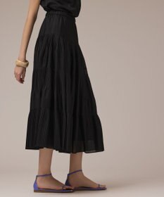 GRACE CONTINENTAL プリーツティアードスカート
