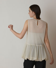 GRACE CONTINENTAL バルーンチュールトップ