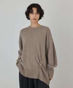 GRACE CONTINENTAL イレヘムブローチニットトップ