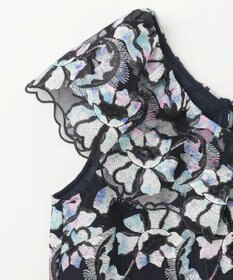 GRACE CONTINENTAL フラワー刺繍プリントトップ