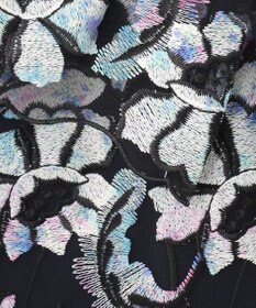 GRACE CONTINENTAL フラワー刺繍プリントトップ