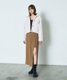 GRACE CONTINENTAL ボアジャケット キナリ