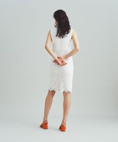 GRACE CONTINENTAL レースタイトドレス
