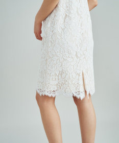 GRACE CONTINENTAL レースタイトドレス