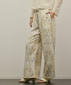 GRACE CONTINENTAL プリントイージーパンツ