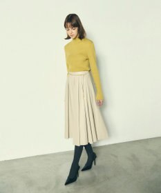 GRACE CONTINENTAL ビジューリブニットトップ