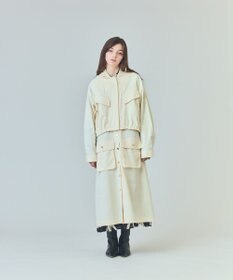 GRACE CONTINENTAL ミリタリー3WAYコート