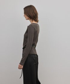 GRACE CONTINENTAL ヘンリーネックカットトップ