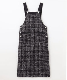 GRACE CONTINENTAL ミディツイードジャンパースカート