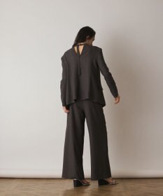 GRACE CONTINENTAL バックシャンノーカラージャケット