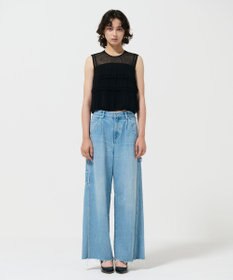 GRACE CONTINENTAL チュールフリルノースリーブ