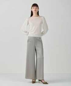 GRACE CONTINENTAL シアーラメニットトップ