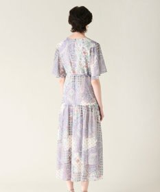 GRACE CONTINENTAL ペイズリーカシュクールワンピース