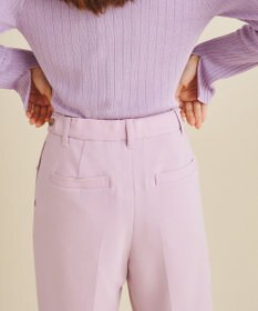 GRACE CONTINENTAL フロントフラップスリムパンツ