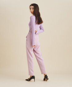 GRACE CONTINENTAL フロントフラップスリムパンツ