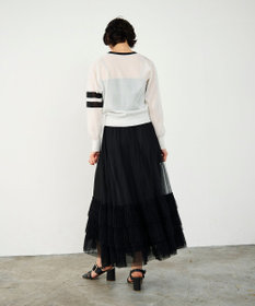 GRACE CONTINENTAL ラインVネックニットカーディガン