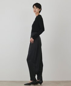 GRACE CONTINENTAL アシメリブニットトップ