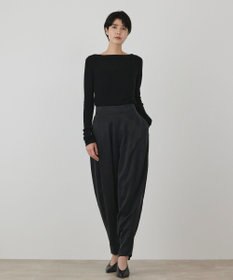 GRACE CONTINENTAL アシメリブニットトップ