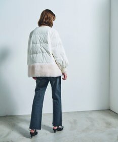 GRACE CONTINENTAL ボアコンビダウンジャケット