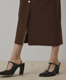 GRACE CONTINENTAL ラメカットスカート