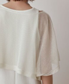 GRACE CONTINENTAL メッシュレイヤードワンピース