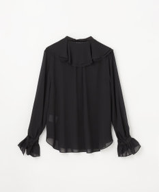 グレースコンチネンタル ラッフルカラーブラウス57 シアーラッフルカラーブラウス / GRACE CONTINENTAL | GRACE