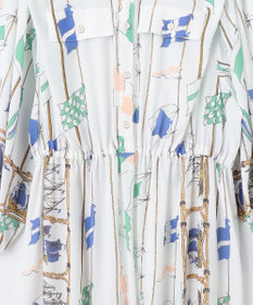 GRACE CONTINENTAL セーラープリントワンピース