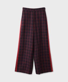 GRACE CONTINENTAL ツイードラインパンツ