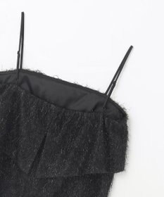 GRACE CONTINENTAL フリンジジャガードノースリーブ トップ