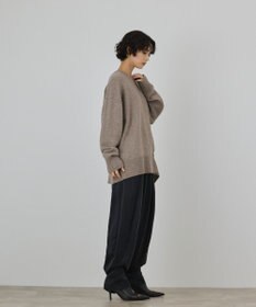 GRACE CONTINENTAL イレヘムブローチニットトップ