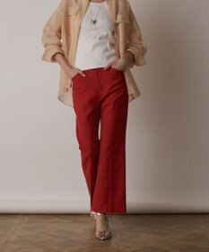 GRACE CONTINENTAL ストレッチフレアパンツ