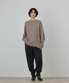 GRACE CONTINENTAL イレヘムブローチニットトップ